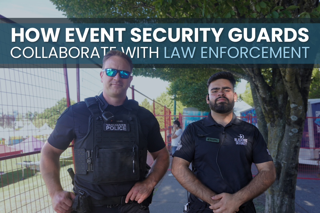 Blackbird Security event security guards in Canada BC Ontario Alberta Manitoba