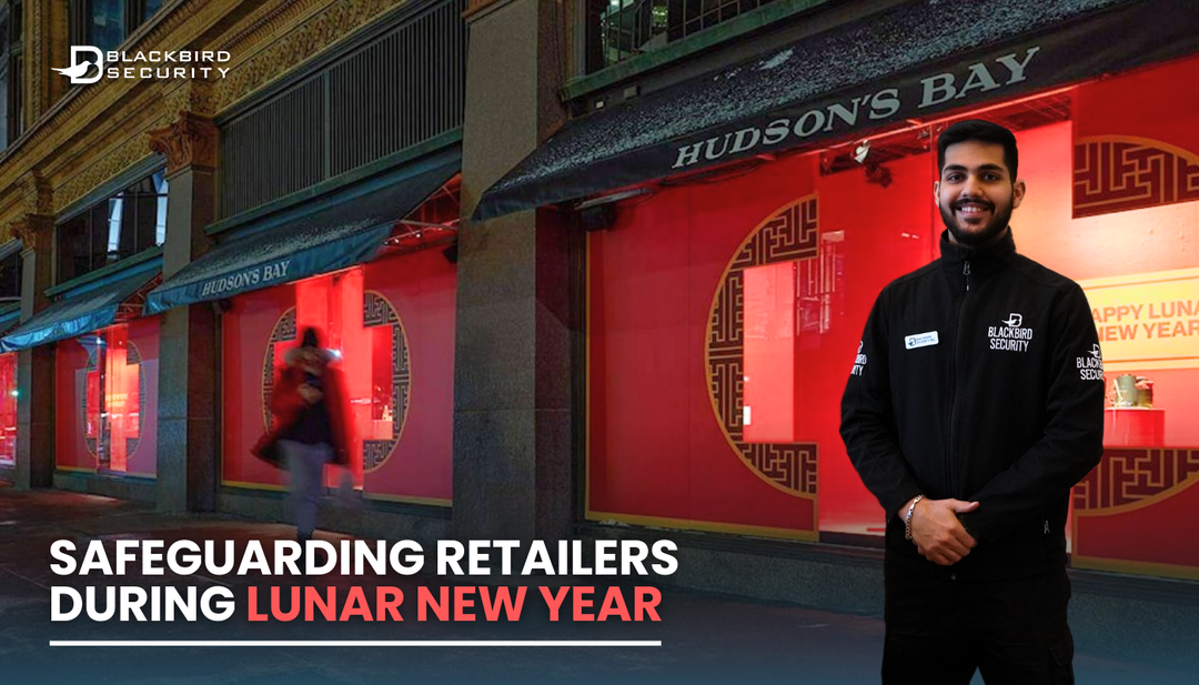 Mall security guards and retail security guards keep stores safe during Lunar New Year.