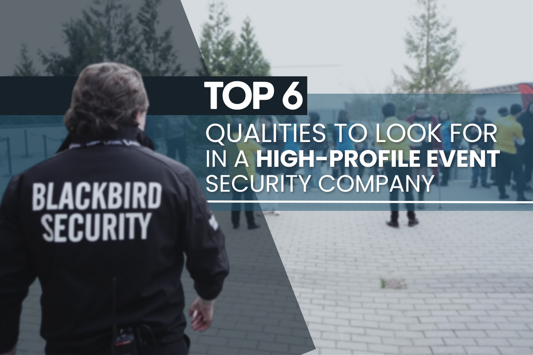 Blackbird Security provides event security in Vancouver, Toronto, Calgary, Edmonton, and other major Canadian cities