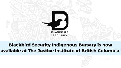 Blackbird Security Establishes Indigenous Bursary at the Justice Institute of British Columbia