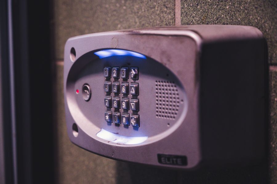 Commercial Alarm System keypad