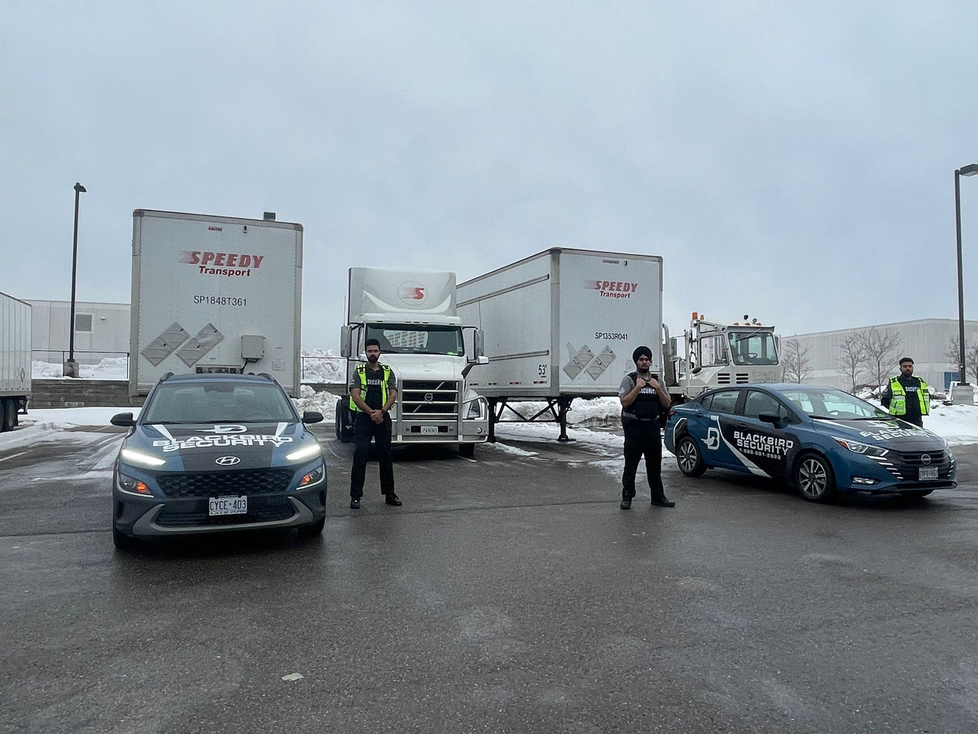 On-Site at Speedy Transport Group with Blackbird Security