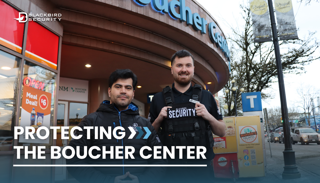 Blackbird Security protects Boucher Centre in New Westminister with retail and mall security guards