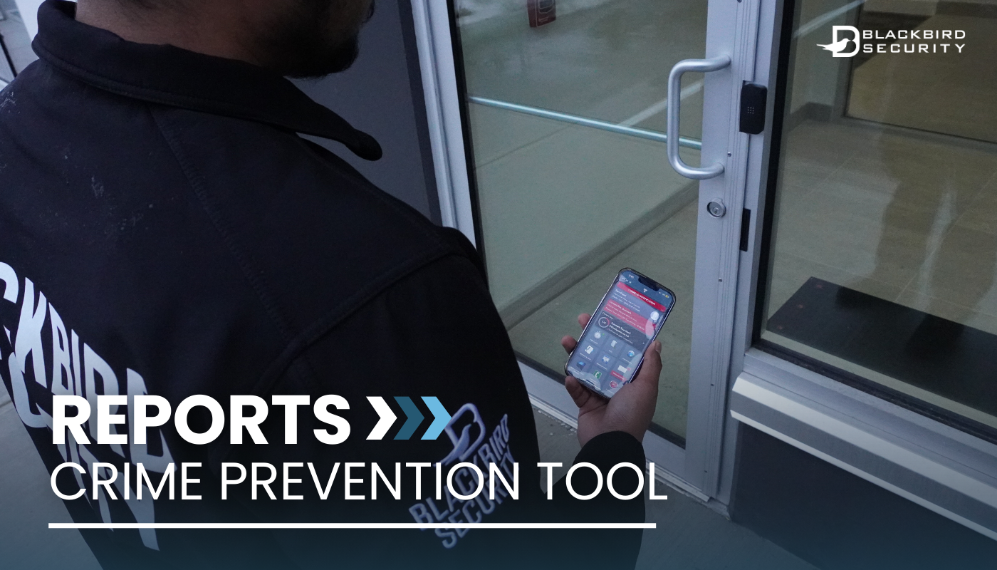 Security guard reporting. Blackbird Security uses TrackTik for reporting.