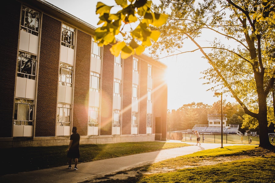 university campus buildings