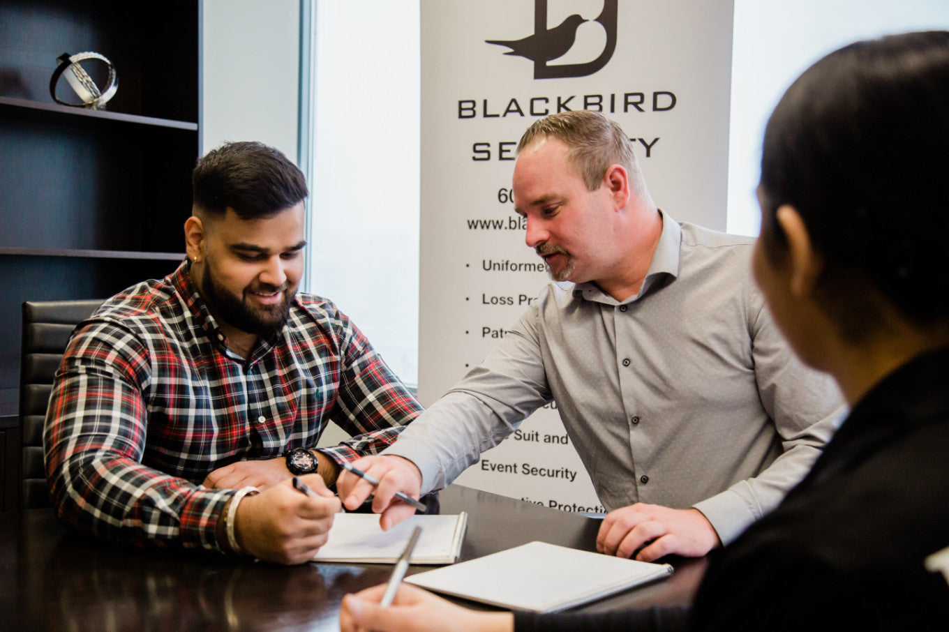 Blackbird Academy security guard training session