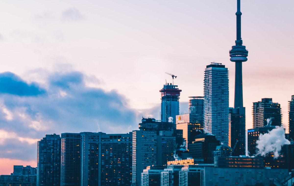 Toronto skyline at sunrise