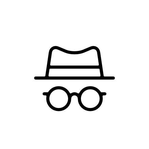 Undercover loss prevention incognito icon