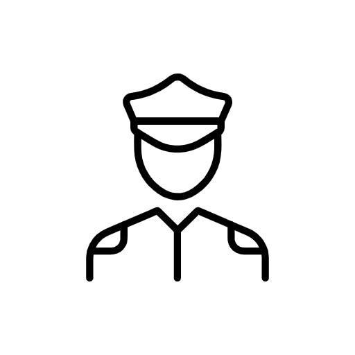 Uniformed Security Guard icon